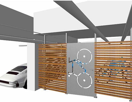 Bike storage Option B