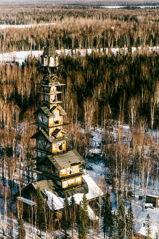 The 12-story building – locals call it the 'Dr. Seuss House' – sat abandoned for a while, but a new owner is currently working on renovations. (Photo: Jovell Rennie; Image via thisiscolossal.com)