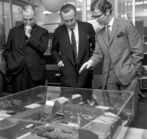 Town planning was a policy priority in earlier decades. Here, housing minister Julian Amery views residential plans for south London in 1971. (theguardian.com; Photograph: PA)