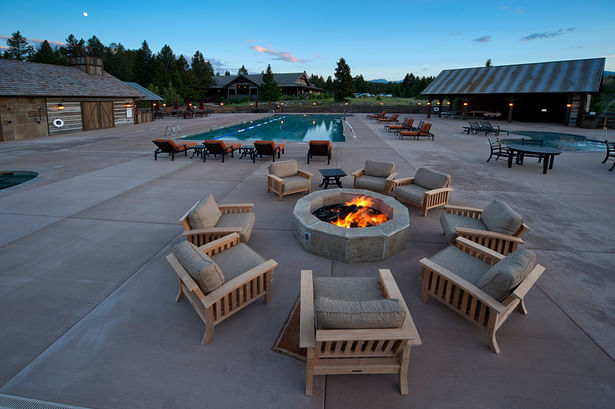 Rock Creek Cattle Company - Pool and Game Barn Complex (Photo: Heidi Long)