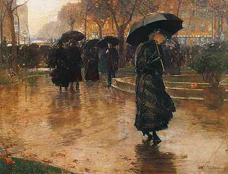 Figure 22 - Childe Hassam painting of New York in 1890