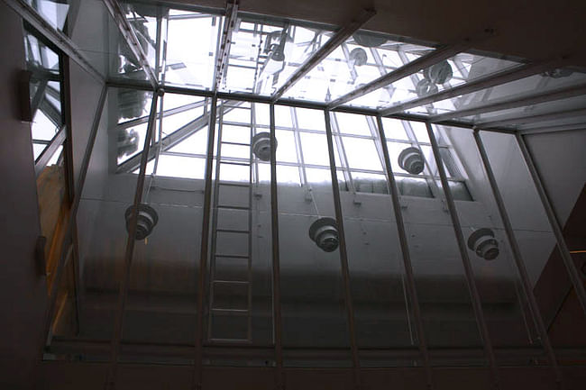 National Pensions Building skylights from below