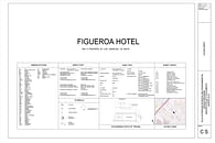 Figueroa Hotel Construction Documents Sheets (Downtown Los Angeles )
