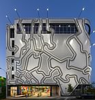 Faulders Studio's striking facade adds rowdy patterning to Miami's Wynwood arts district