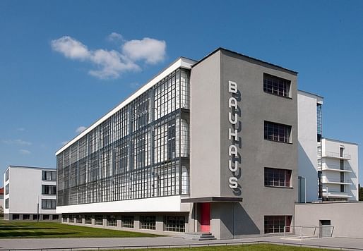 The Walter Gropius-designed main building of the Bauhaus in Dessau, the school's second location in 1925 after six years in Weimar. Image: Bauhaus Dessau.