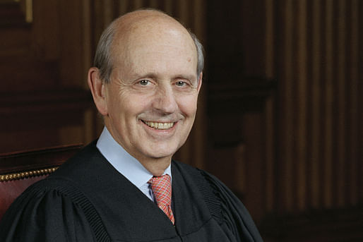 U.S. Supreme Court justice Stephen Breyer. Photo: Steve Petteway, courtesy Collection of the Supreme Court of the United States.