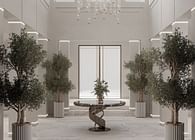 Grand Entrances: Antonovich Group's Modern Aesthetic Foyer Design