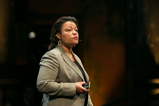 New Orleans Mayor LaToya Cantrell. Image courtesy of Agaton Strom/Flickr user PopTech.