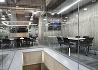 Bank Headquarter Interior Concrete Wall Design Project in Istanbul Turkey | Completed by CRETOX Concrete Panel | The ultimate lightweight concrete panel 