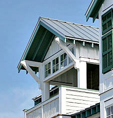 PORCH PEAK OVERLOOKING HARBOR