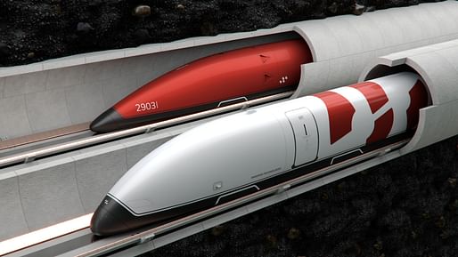Swisspod Hyperloop pod rendering. Image: TTCI