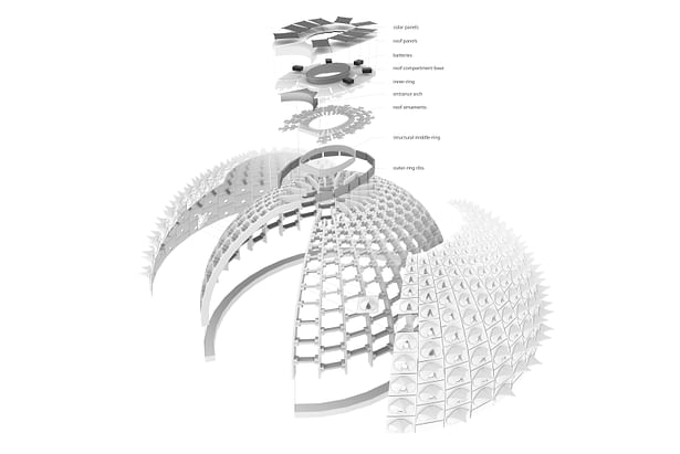 Structural Axon Image © Harrison Atelier