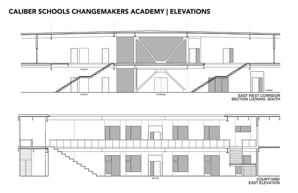 Caliber ChangeMakers Academy - Elevations