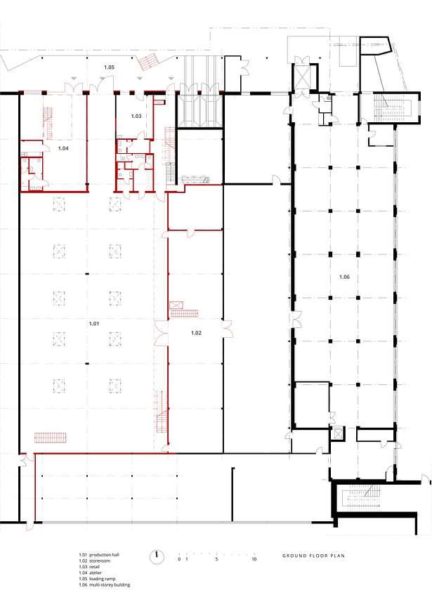 Ground Floor Plan henkai architekti
