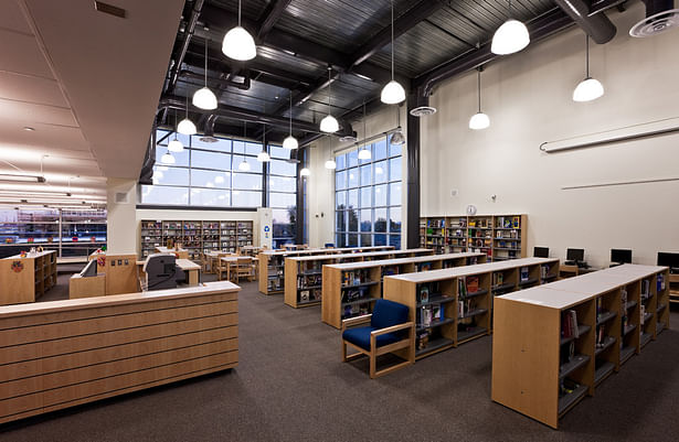 Irene C. Hernández School Interior-Library Layout and Casework is my design.