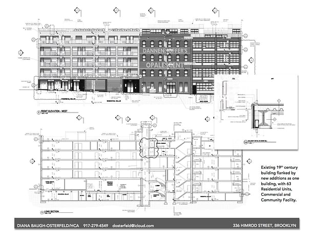 336 Himrod St, Brooklyn, Section/ Elevation, Project Manager, CD Set, CA