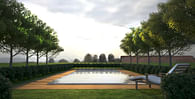 Swimming Pool Tech. and render Piscine Laghetto Italy 