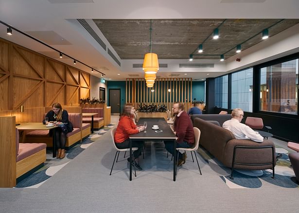 First floor meeting and co-working lounge