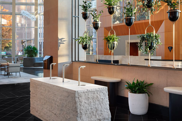 A new concept for the brand, the Westin WELL dispenses three types of water to keep guests hydrated during their stay (photo courtesy The Westin Buckhead Atlanta)