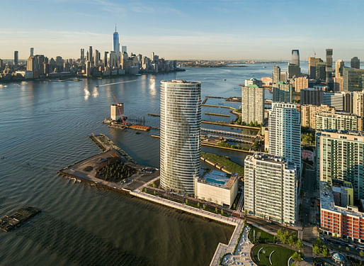 The Ellipse in Jersey City, NK. Image © HLW