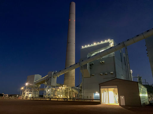 The technology for producing CO2Concrete is being demonstrated at the Wyoming Integrated Test Center at the Dry Fork Station in Gillette, Wyoming. © Gabriel Falzone/UCLA