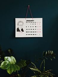 DIY-Calendar for the Year 2020 for self-print with one Architect per Month