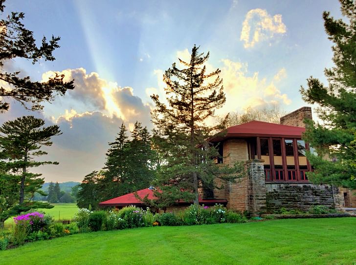 'Hillside', the FLW School of Architecture in Spring Green, WI. Photo by Jason Silverman.