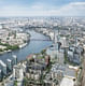 View of the River Thames at Nine Elms, looking east. Photo credit: Ballymore Group, via nepbridgecompetition.co.uk.