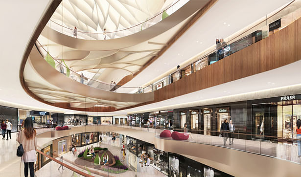 Typical Mall Rendering View
