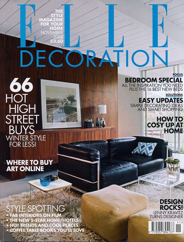 Elle Decoration Cover feature