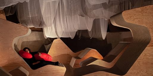 A new installation space at the University of Toronto explores sleepy environments. Photo by Scott Norsworthy.