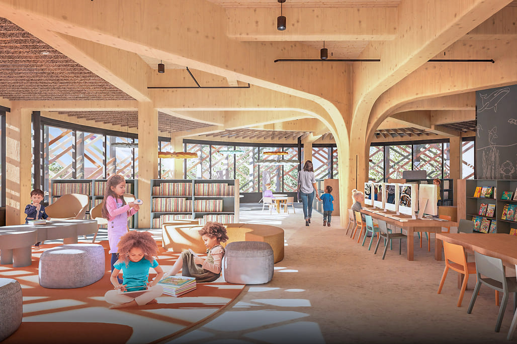 Plans for restorative New Lots Library are unveiled in Brooklyn | News ...