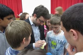 Build It Bigger host Danny Forster takes middle school students around the world