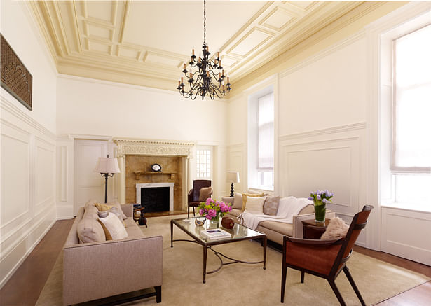 Restored Parlor Floor Living Room