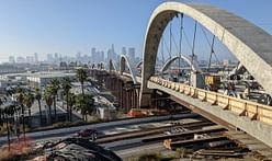LA's famed 6th Street Viaduct now has its first span in place