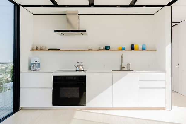Kitchen with Integrated Storage