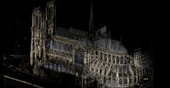 Notre Dame Cathedral's restoration is imagined through digital scans by architectural historian Andrew Tallon