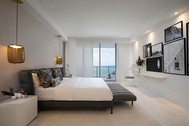 Bedroom Design - Modern Beachfront Fort Lauderdale Condo by DKOR Interiors