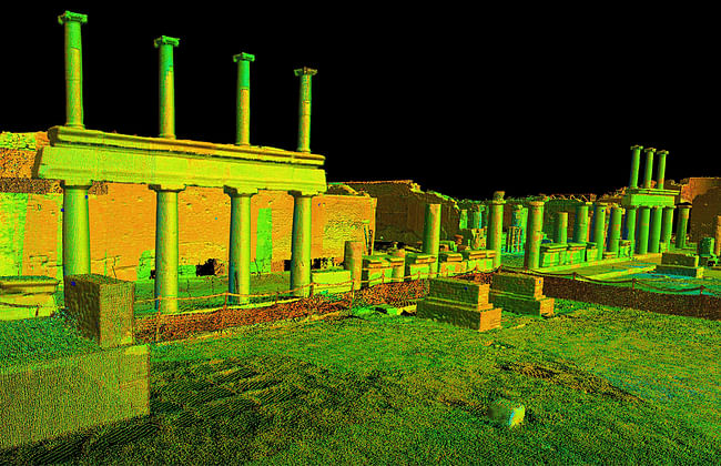 Pompeii: one of the 500 digitally preserved cultural sites. Image courtesy of CyArk.