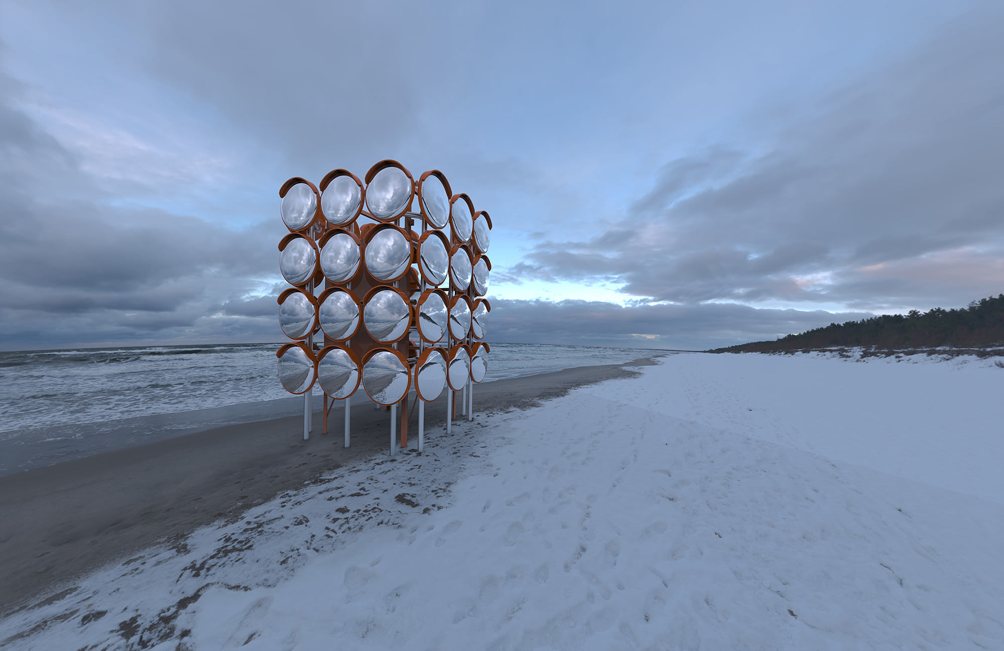 New architecture and design competitions: Winter Stations, DRWNGS