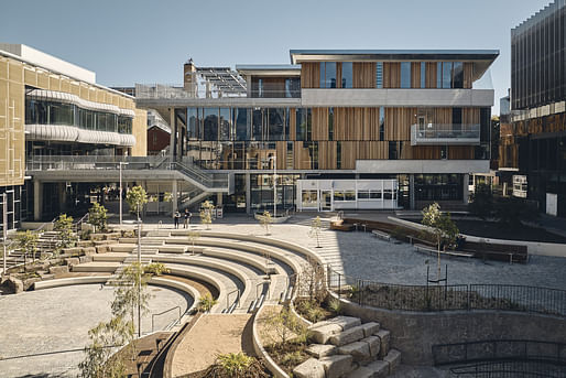 Walter Burley Griffin Award for Urban Design winner University of Melbourne Student Precinct. Image courtesy of the Australian Institute of Architects