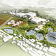 A bird-eye rendering of the Pingdi Low Carbon Campus in Shenzhen. Credit: Open Fabric