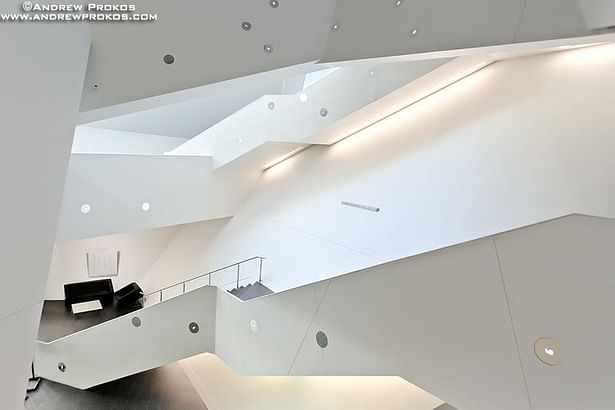 Denver Art Museum Interior - Studio Daniel Libeskind. Photo © Andrew Prokos.