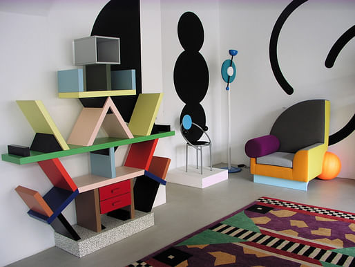 “Carlton” room divider from 1981 by Ettore Sottsass, from the Memphis Milano collection. Image via Handout.