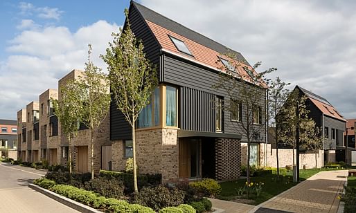 Abode's housing development in Great Kneighton, near Cambridge. Photograph: Tim Crocker. Image via theguardian.com.