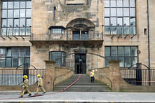 From the Historic Massachusetts Cotton Mill, yellow pine timber gets a second life at the Mackintosh Building in Glasgow