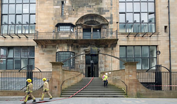 From the Historic Massachusetts Cotton Mill, yellow pine timber gets a second life at the Mackintosh Building in Glasgow