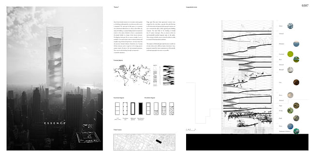 2015 1st prize - 'Essence Skyscraper' by BOMP (Ewa Odyjas, Agnieszka Morga, Konrad Basan, and Jakub Pudo) | Poland
