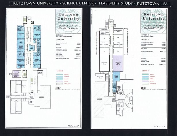 Second and Basement Floor Plans