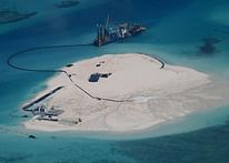 China is busy building islands in the South China Sea